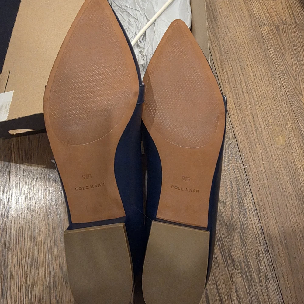 BRAND NEW Cole Haan Women's Blue Loafers - Picture 7 of 8